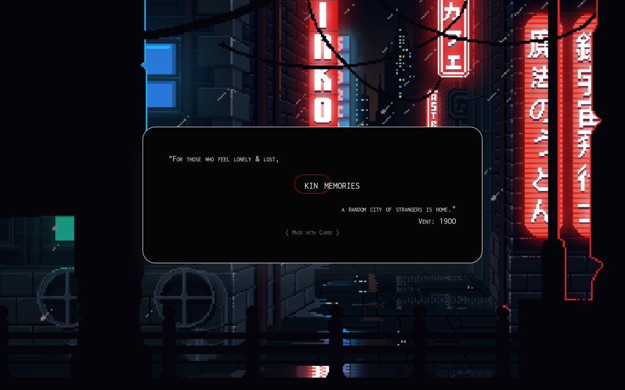 Carrd profile picture for @cities